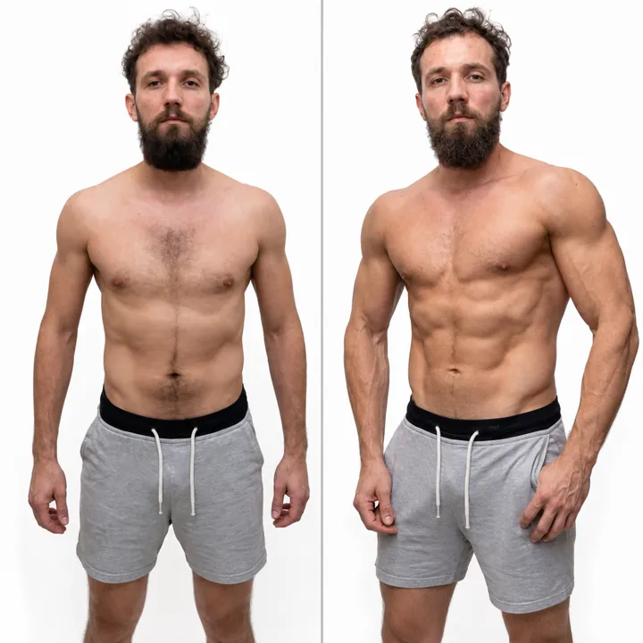 Bogdan before and after