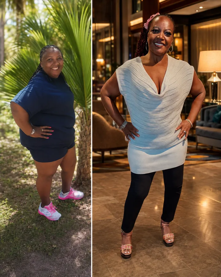 Dee before and after