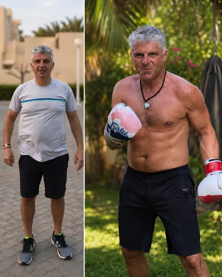 Marwan before and after
