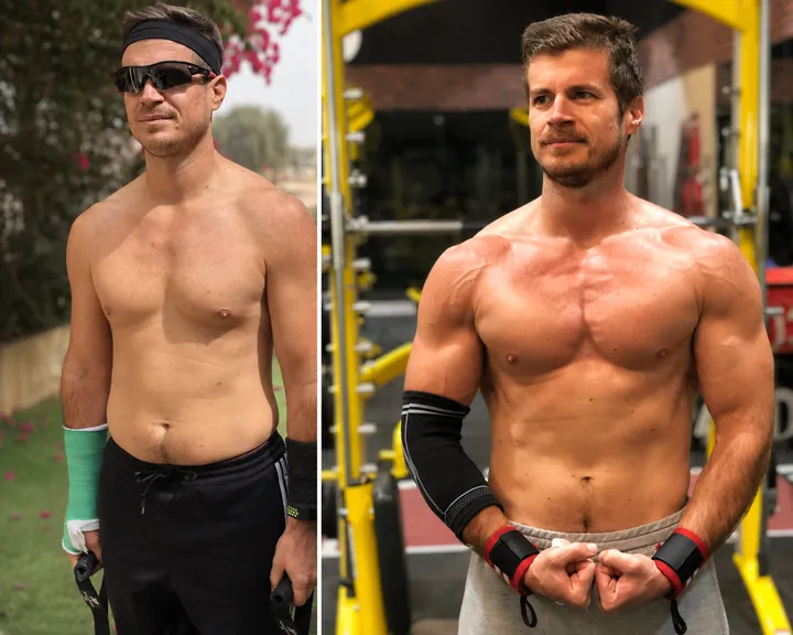 Maurice before and after