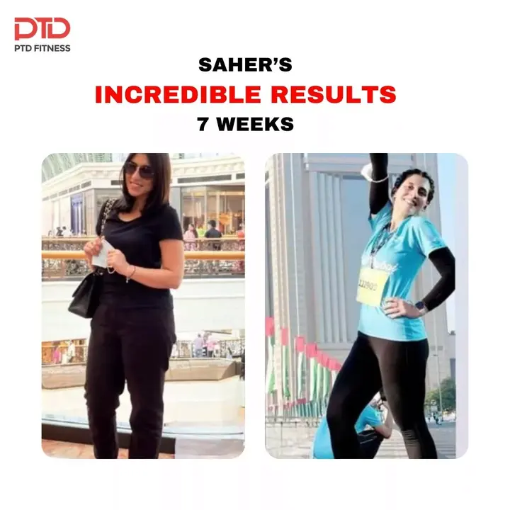 Saher before and after