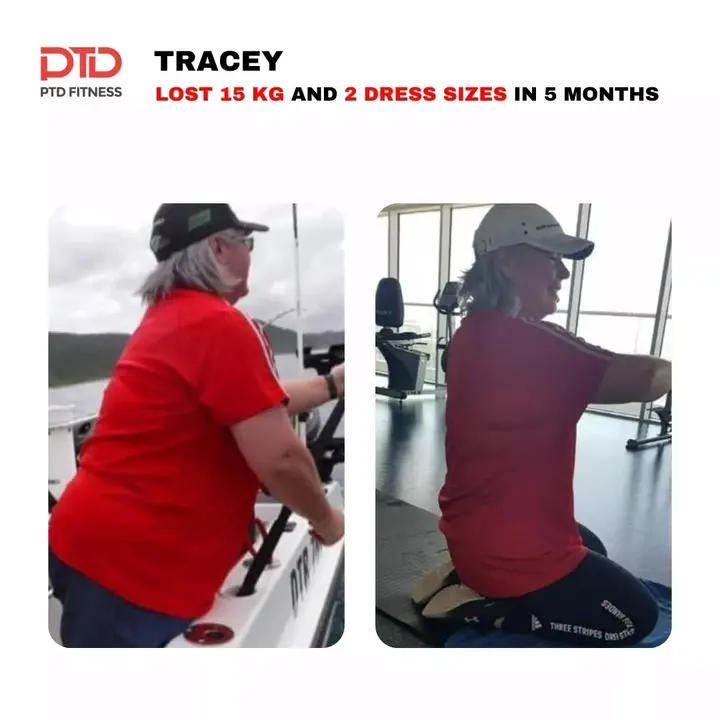 Tracey before and after